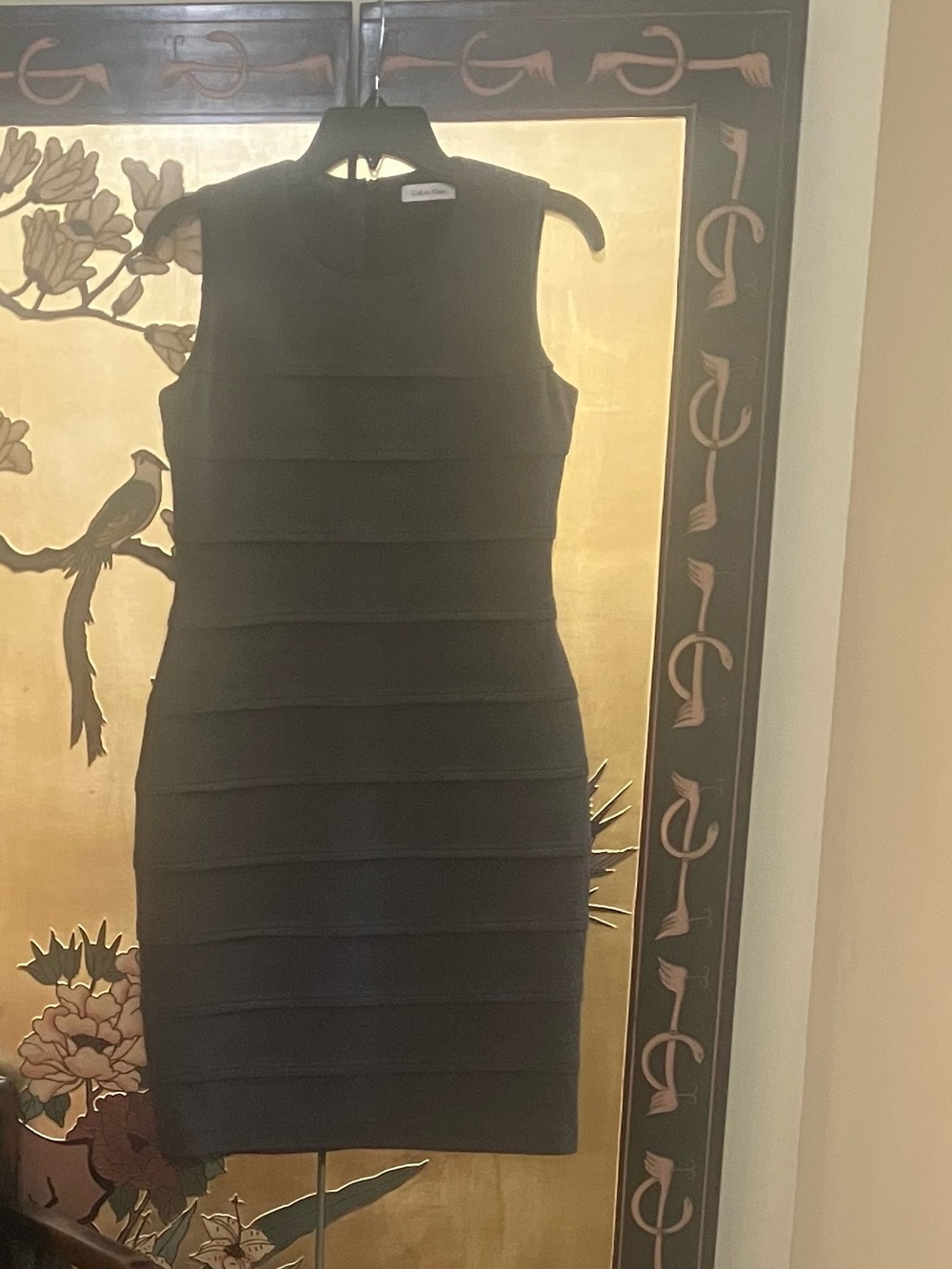 Calvin Klein Gray Sleeveless Knit Dress